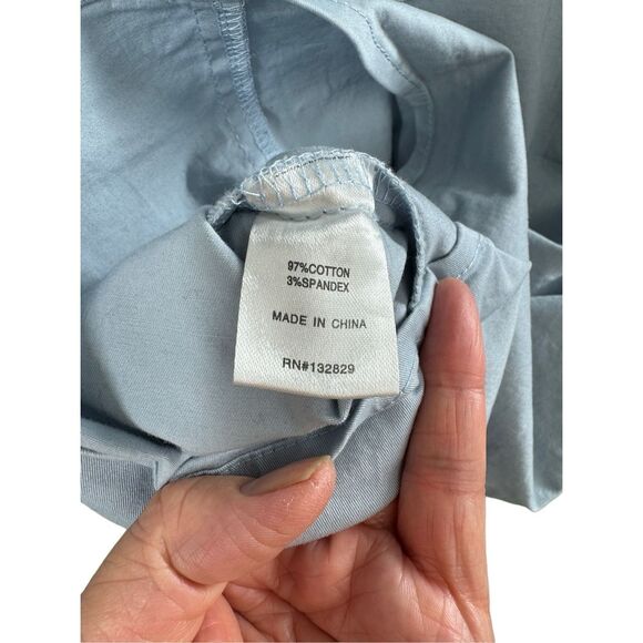 Superdown Blue Short Puff Sleeve Mini Dress Size M V-neck Party - Picture 7 of 11